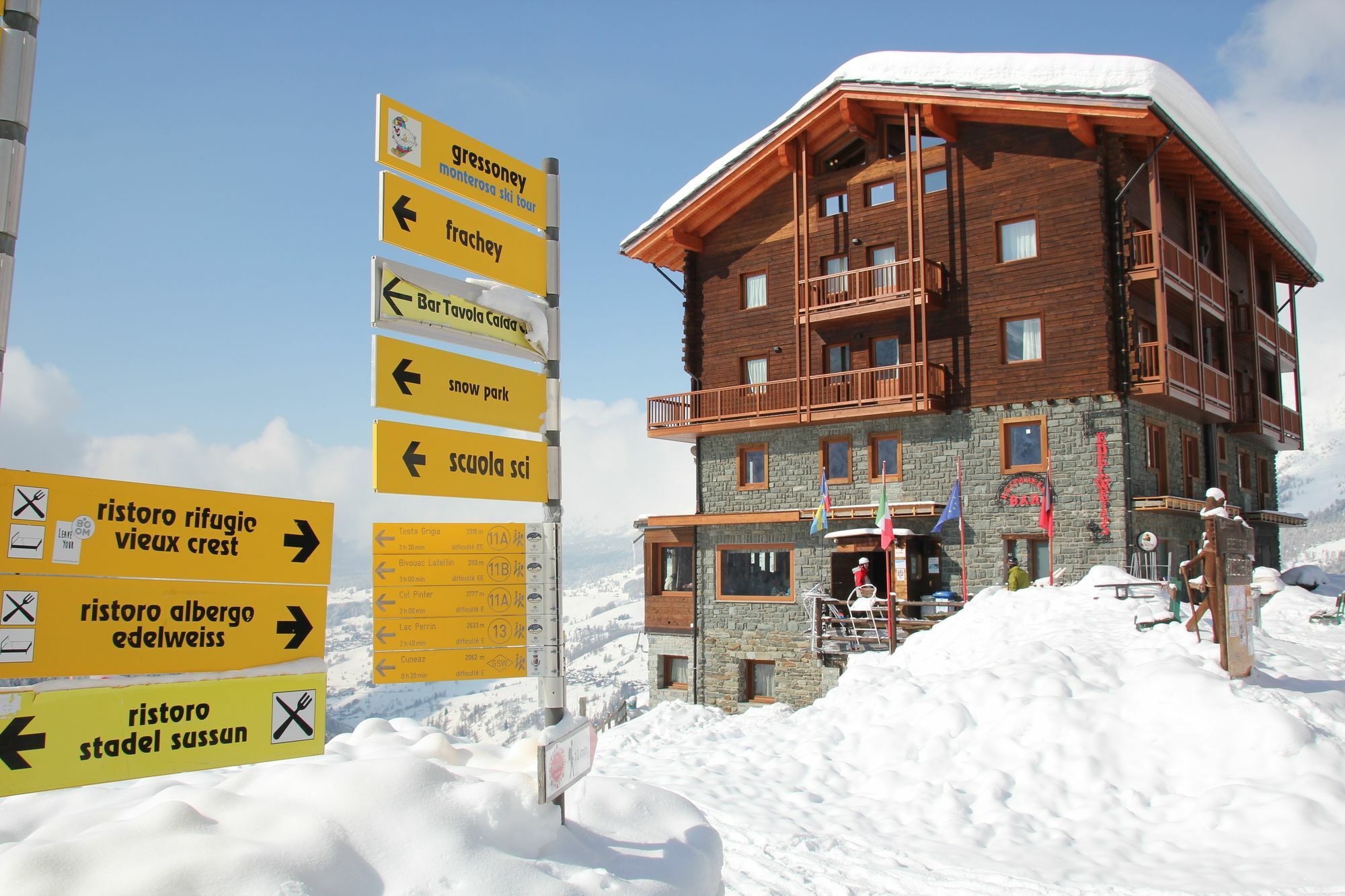 Maison Fosson Apart otel Champoluc Dış mekan fotoğraf